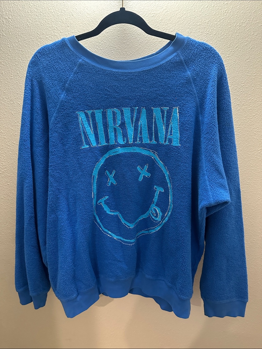 Daydreamer Blue Nirvana Graphic Crewneck Sweatshirt